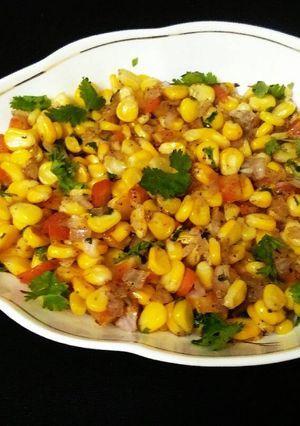 A picture of Masala sweet corn.
