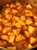 Sopa de verduras y albóndigas