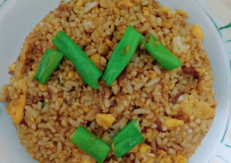Langkah Mudah untuk Menyiapkan Nasi goreng buncis Anti Gagal