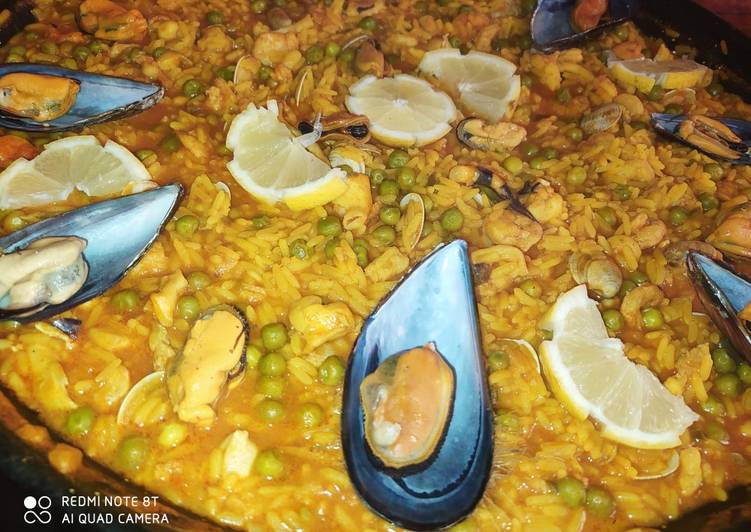 Paella de marisco