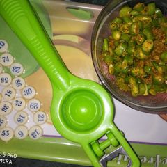 A picture of Chopped green chilli achari.