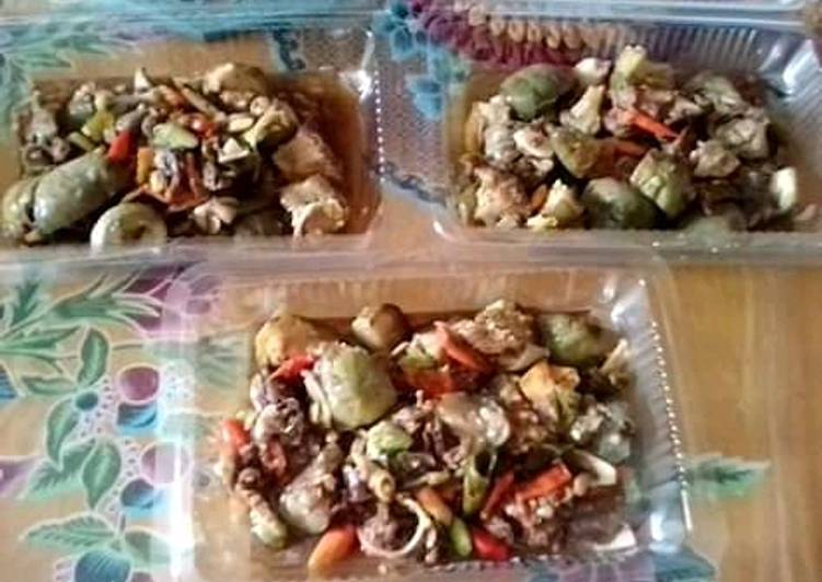 Cara meracik KloTer (Klotok mix Terong), Enak Banget