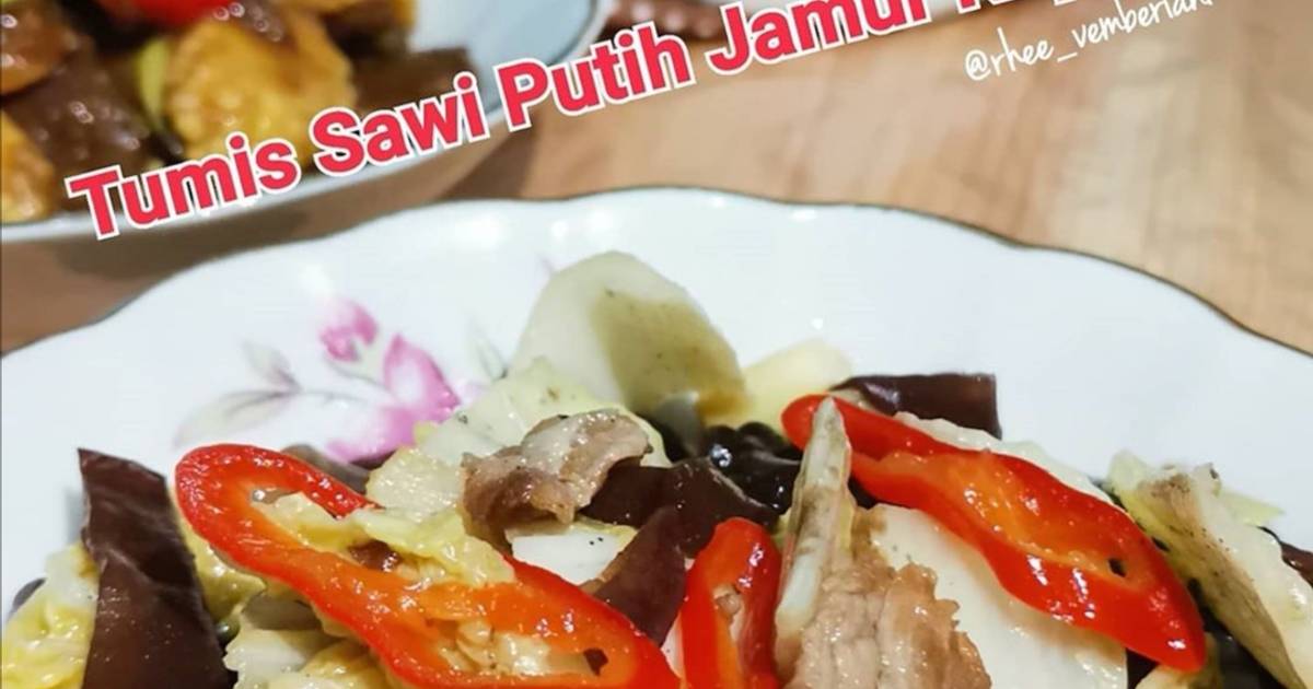 141 resep tumis daging sapi sawi putih & jamur enak dan mudah Cookpad