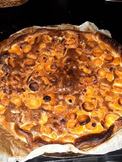 Une photo de Tarte à la carotte et au brie