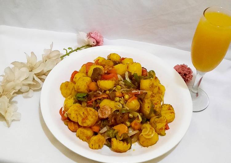 How to Prepare Appetizing Veggies fried irish potatoe This is A Recipe That Has Been Tested  From Best My Grandma's Recipe !!