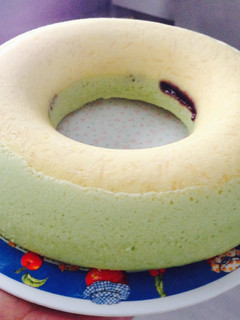 Foto resep Bolu kukus keju pandan