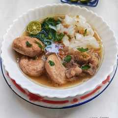 Bakso Gepeng Kwetiau Kuah Bening-レシピのメイン写真