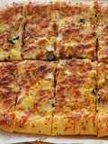 بيتزا بالصلصة البيضاء والتيركي🍕🍕