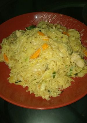Foto resep Mie siram sayur