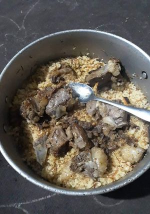 صورة لوصفة برغل باللحم
