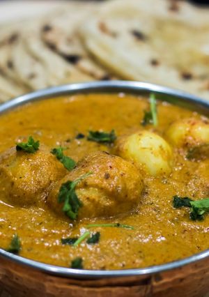 A picture of Kashmiri Dum Aloo.