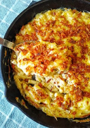 A picture of Skillet Mac 'n' Cheese.