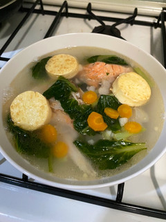 Foto resep Sup Kepala Salmon
