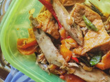 Oseng kering pindang tahu bumbu saus tiram