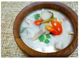 ต้มข่าไก่ (สูตรคลีน)