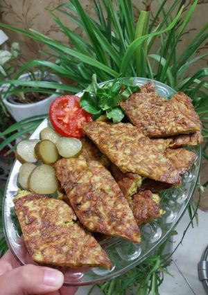 عکسی از دستور کوکو کدو سبز ❤️😋