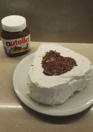 Foto di Torta cuore di mamma con Nutella