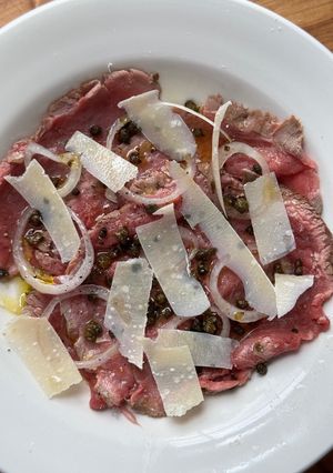 A picture of Beef Carpaccio.