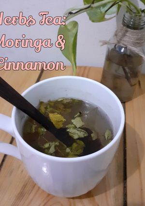 Foto resep Herbs Tea: Moringa & Cinnamon