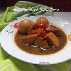 Tahu Telur Masak Semur Betawi-レシピのメイン写真