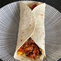 A picture of Buffalo burito 🐃.