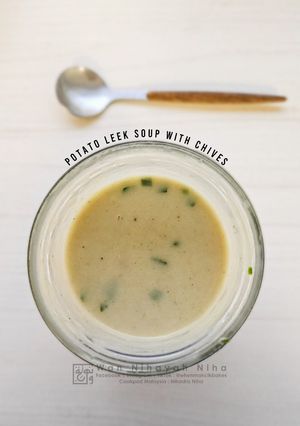 Gambar Potato Leek Soup with Chives
