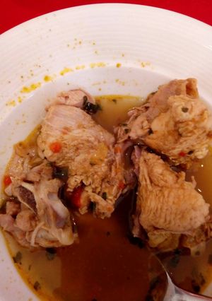 A picture of Chicken Peppersoup.