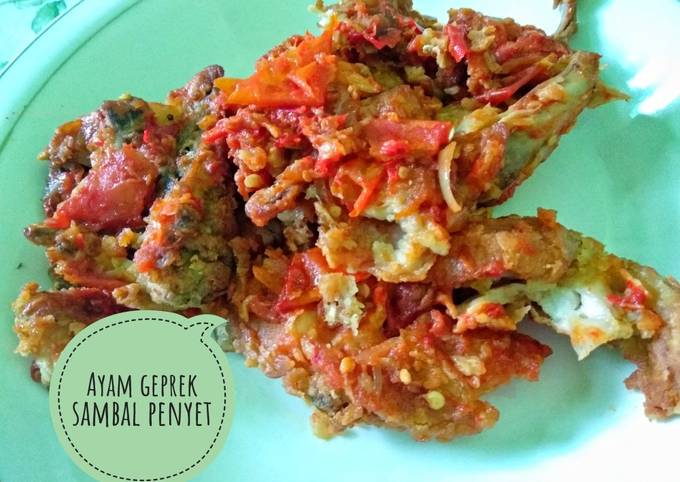 Cara Membuat Ayam Geprek Sambal Penyet Enak Dan Bikin Ketagihan