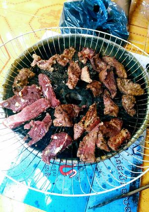Hình của món Thịt bò nướng vĩ tự chế.