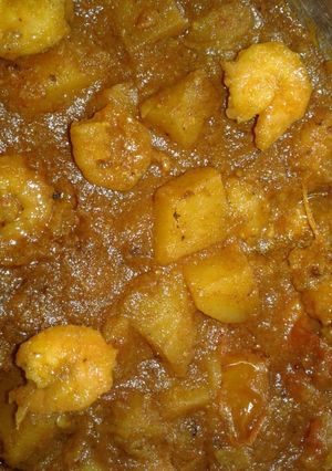 A picture of Prawn curry.