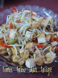 Foto resep Tumis tahu dan tauge