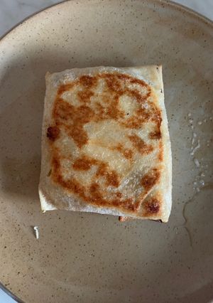 Une photo de Brick façon msemen
