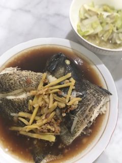 Foto resep Tim ikan kerapu saus hongkong