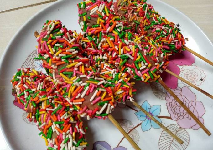 Resep Es piscok riwis Anti Gagal