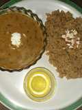 Dal makhani with lapsi