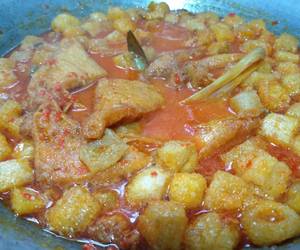 Gampangnya Memasak Sambal goreng tahu krecek Gurih Mantul