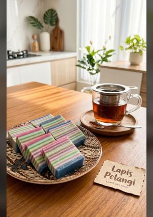 Foto resep Lapis pelangi
