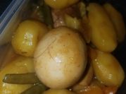 A picture of carrots green pepper