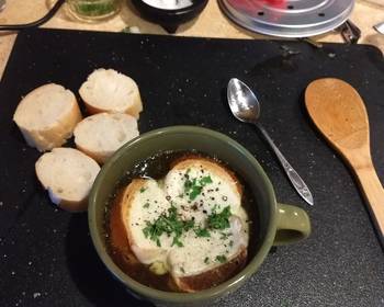 The New Way Making Recipe French onion soup Instant Pot IP Yummy