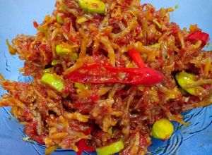 Foto resep Sambal teri pete kecombrang/kencong