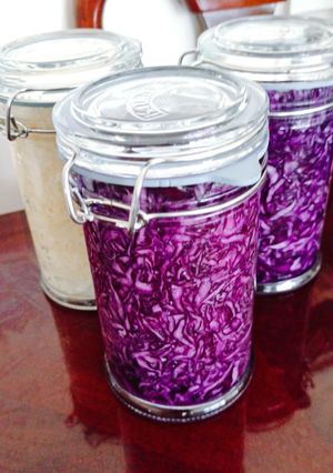 A picture of Sauerkraut.
