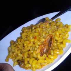 A picture of Macaroni Jollof.
