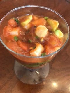 Una foto de Cocktail de palmitos