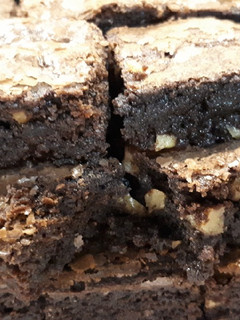 Una foto de Brownie glorioso brownie