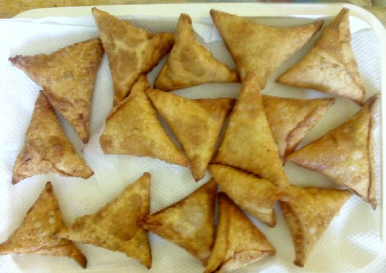 Recipe of Homemade Beef Samosas