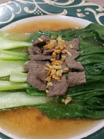 Cara Gampang Membuat Resep Pokcoy cah sapi yang Enak