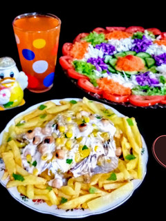 عکسی از دستور خوراک مرغ مکزیکی