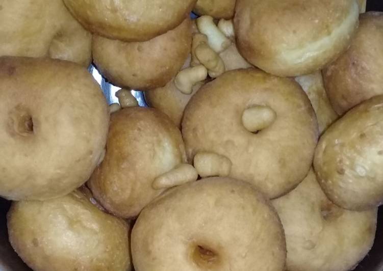 Donat menul metode Sponge and Dough-Resep Daging Giling Teriyaki