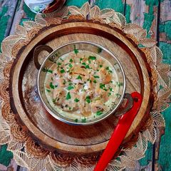 A picture of Soya Malai Chaap.