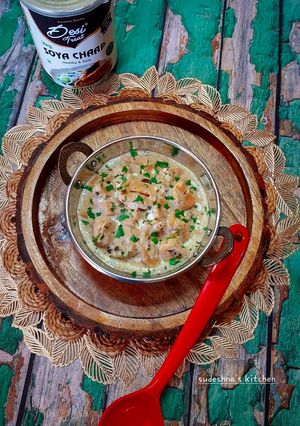 A picture of Soya Malai Chaap.